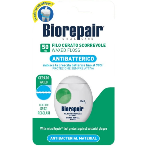 Ata dentara cerata Biorepair Waxed Dental Floss 50m