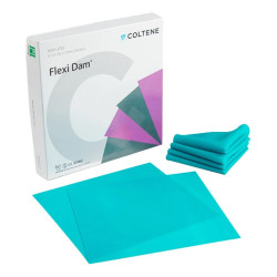 Campuri de diga non-latex Flexi-Dam Green 6"x6" 30 bucati Coltene
