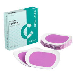 Diga incadrata Flexi-Dam Non-Latex Purple 6" x 6" Coltene