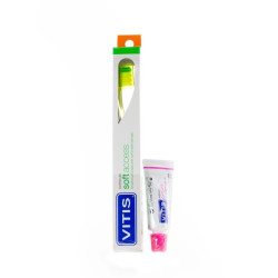 Periuta de dinti Vitis Soft Access + Pasta de dinti Vitis Gingival 15ml Dentaid