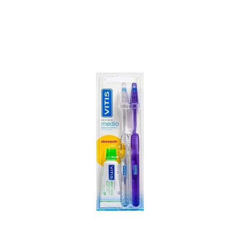 Periuta de dinti Vitis Medium Duplo Blister Dentaid