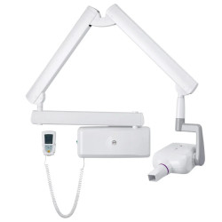 Instalatie RX intraorala MyRay RX DC fixare pe perete cu telecomanda de expunere cu fir