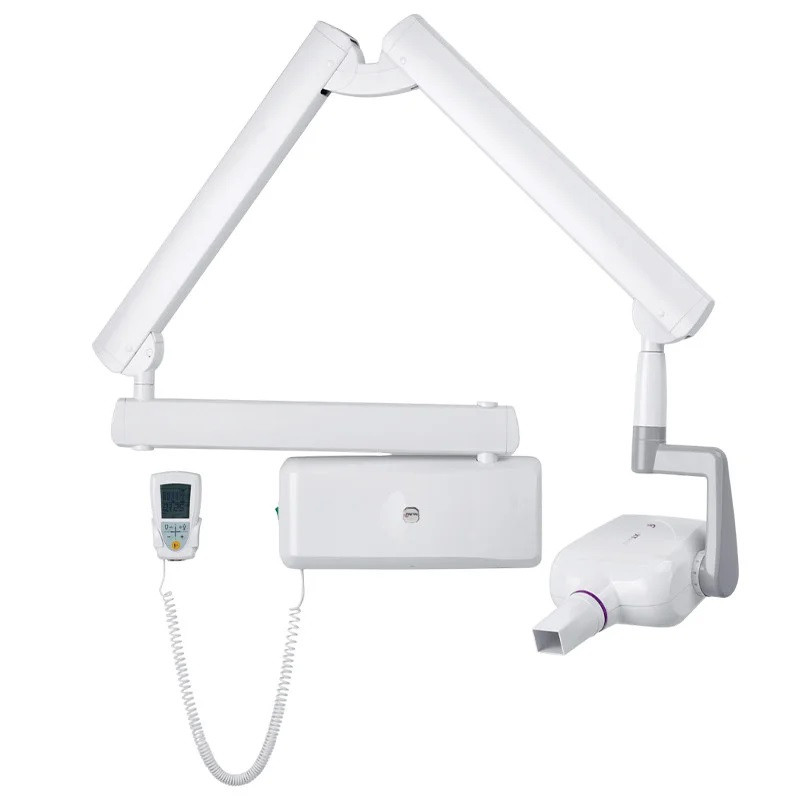 Instalatie RX intraorala MyRay RX DC fixare pe perete cu telecomanda de expunere cu fir