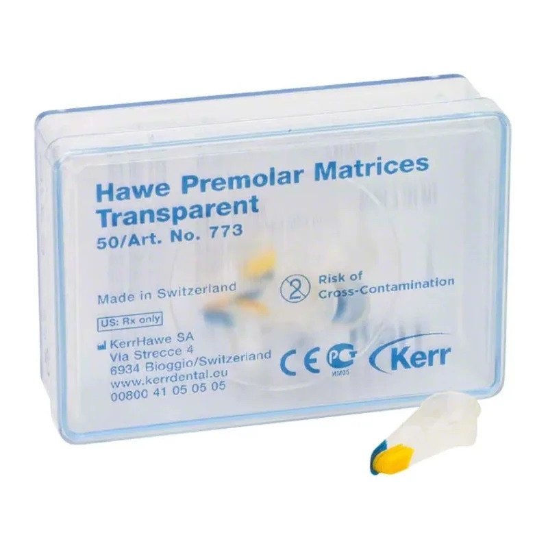 Benzi matrice pentru premolari Hawe Transparent nr.773 Kerr