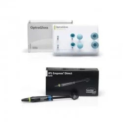 Pachet promo 4x IPS Empress Direct Refill Opalescent 3g + OptraGloss Composite Kit Light Blue Ivoclar